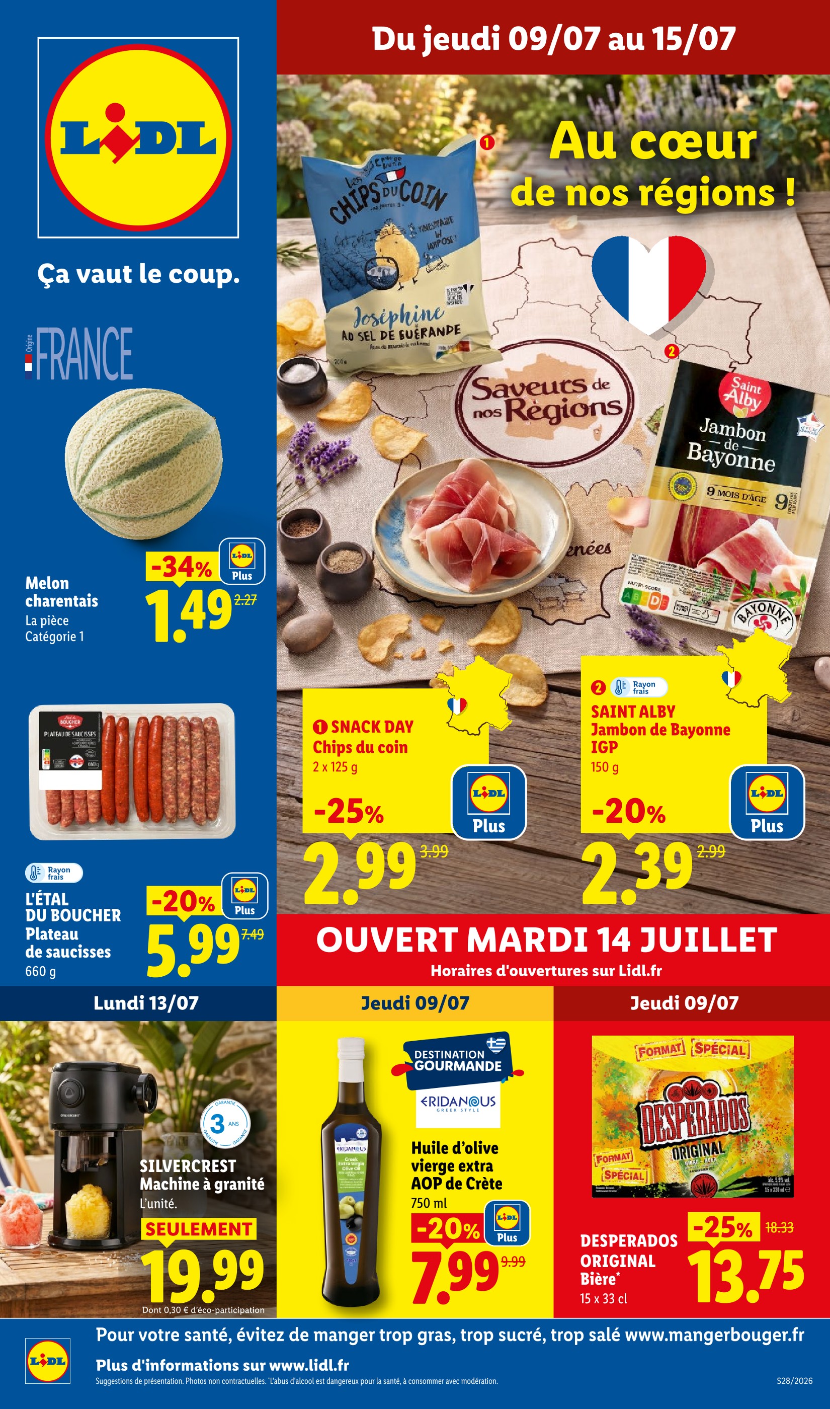 Prospectus Lidl à Moyaux: "Au coeur de nos régions !", 68} pages, 09/07/2026 - 15/07/2026